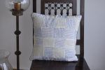 Sujani Cushion S (white with purpal, blue & yellow) 1 (1)